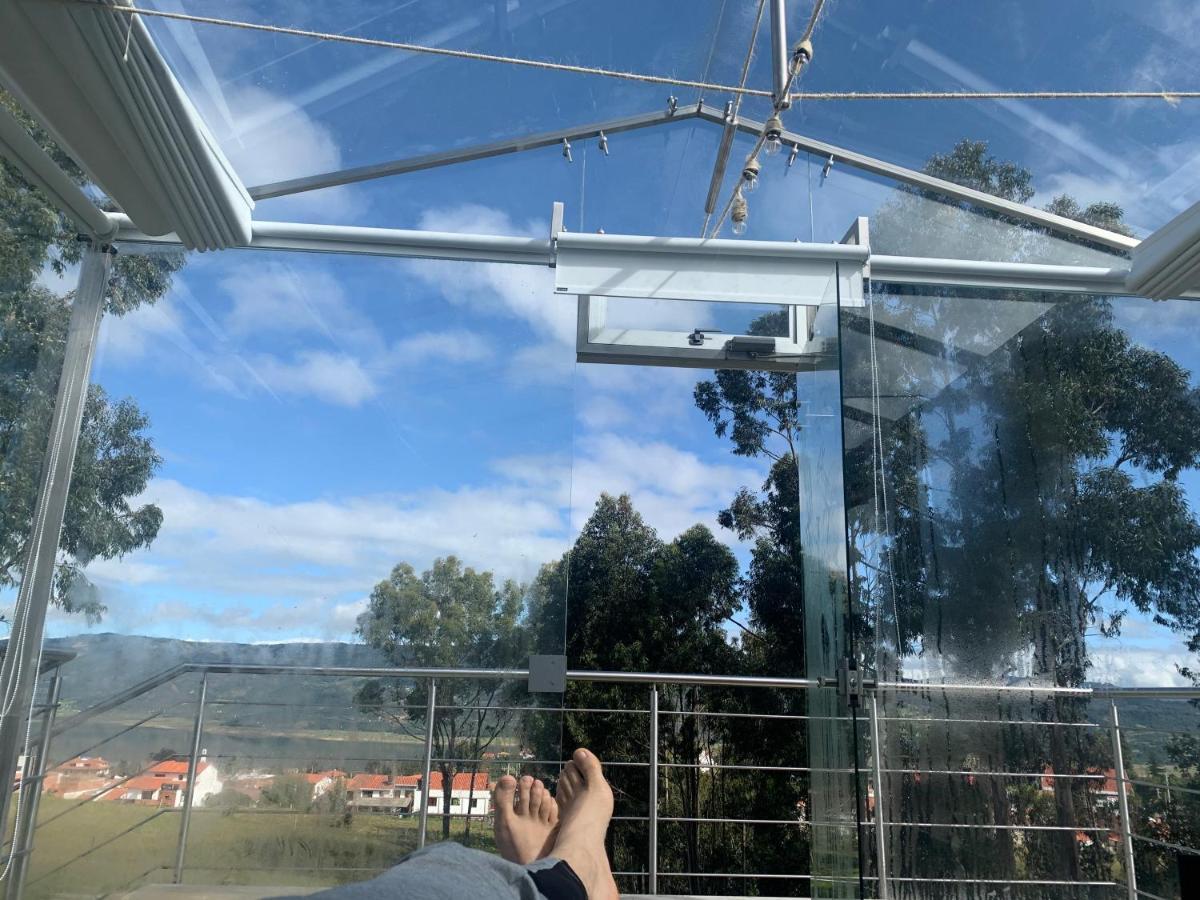 Hotel Glamping Cristal Guatavita Exterior foto
