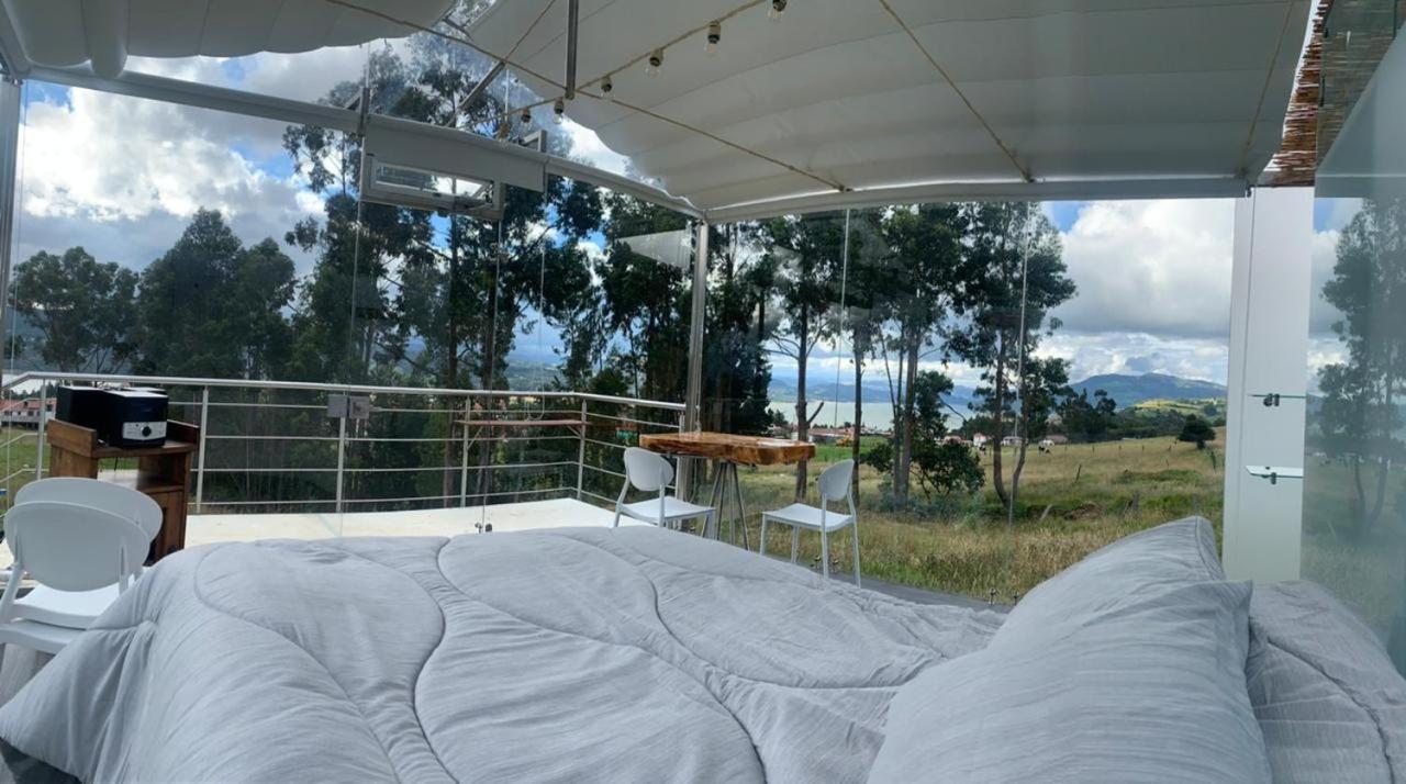 Hotel Glamping Cristal Guatavita Exterior foto