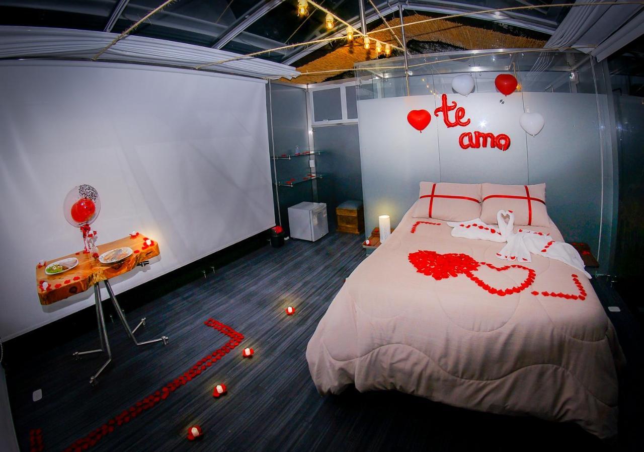 Hotel Glamping Cristal Guatavita Exterior foto